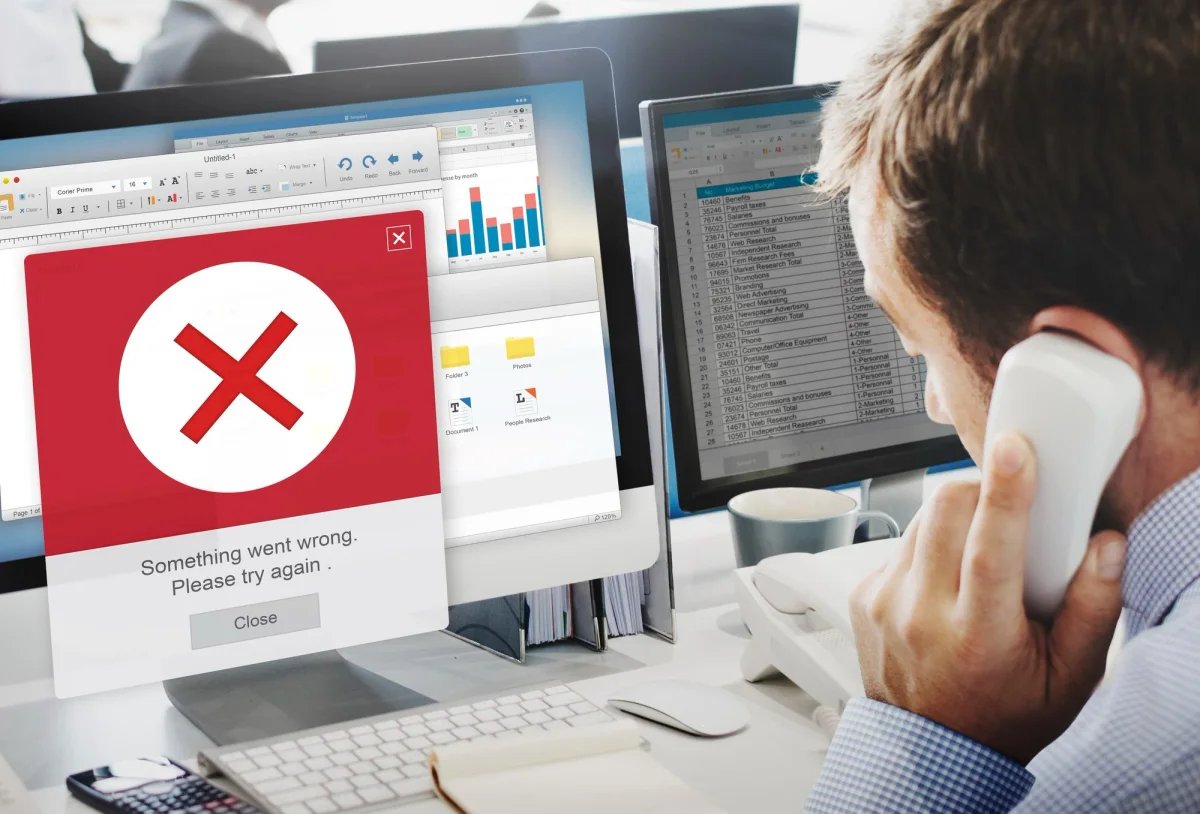 IT-Störung am Arbeitsplatz