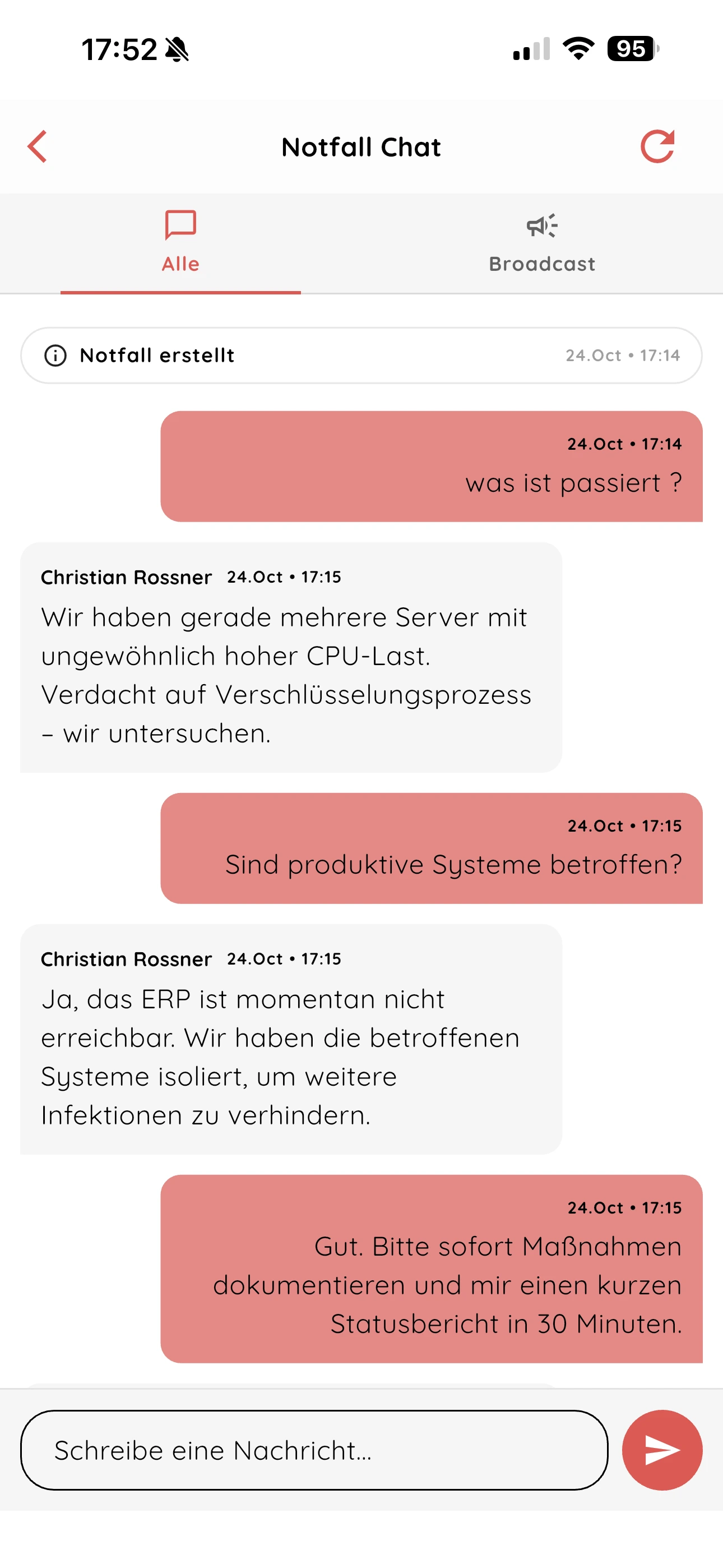 Smarter Kollaborations-Hub im Ernstfall