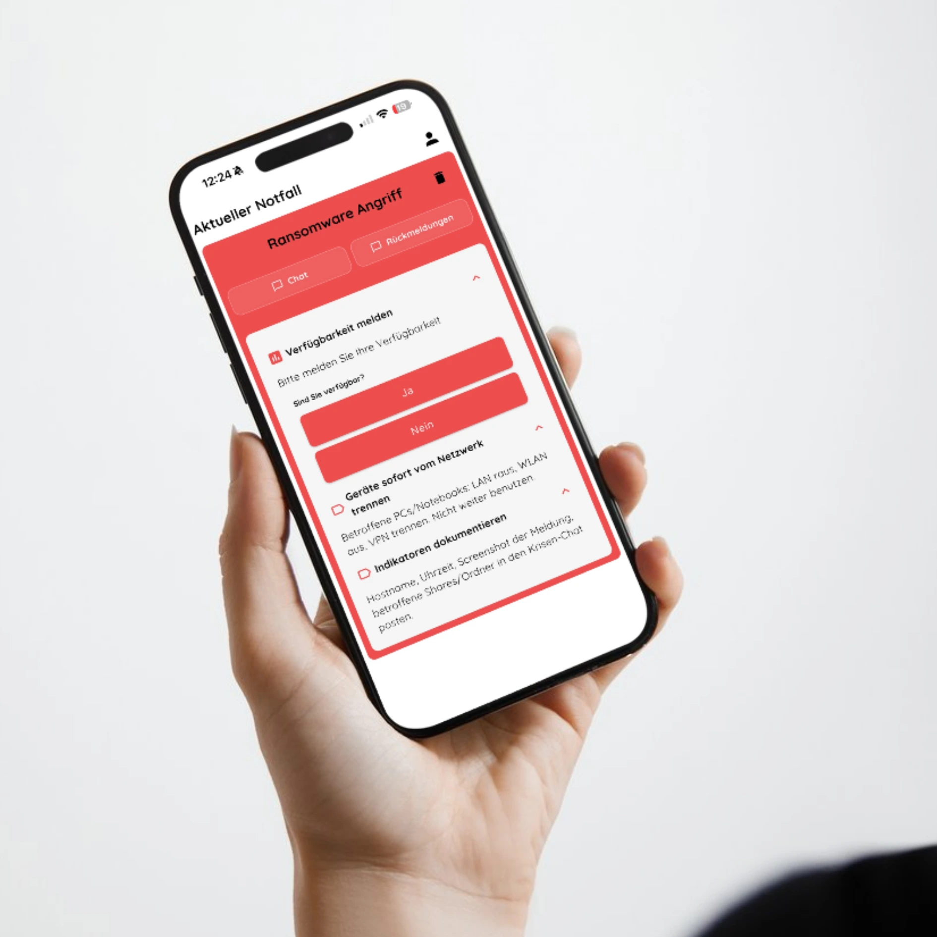 Alerting app for companies