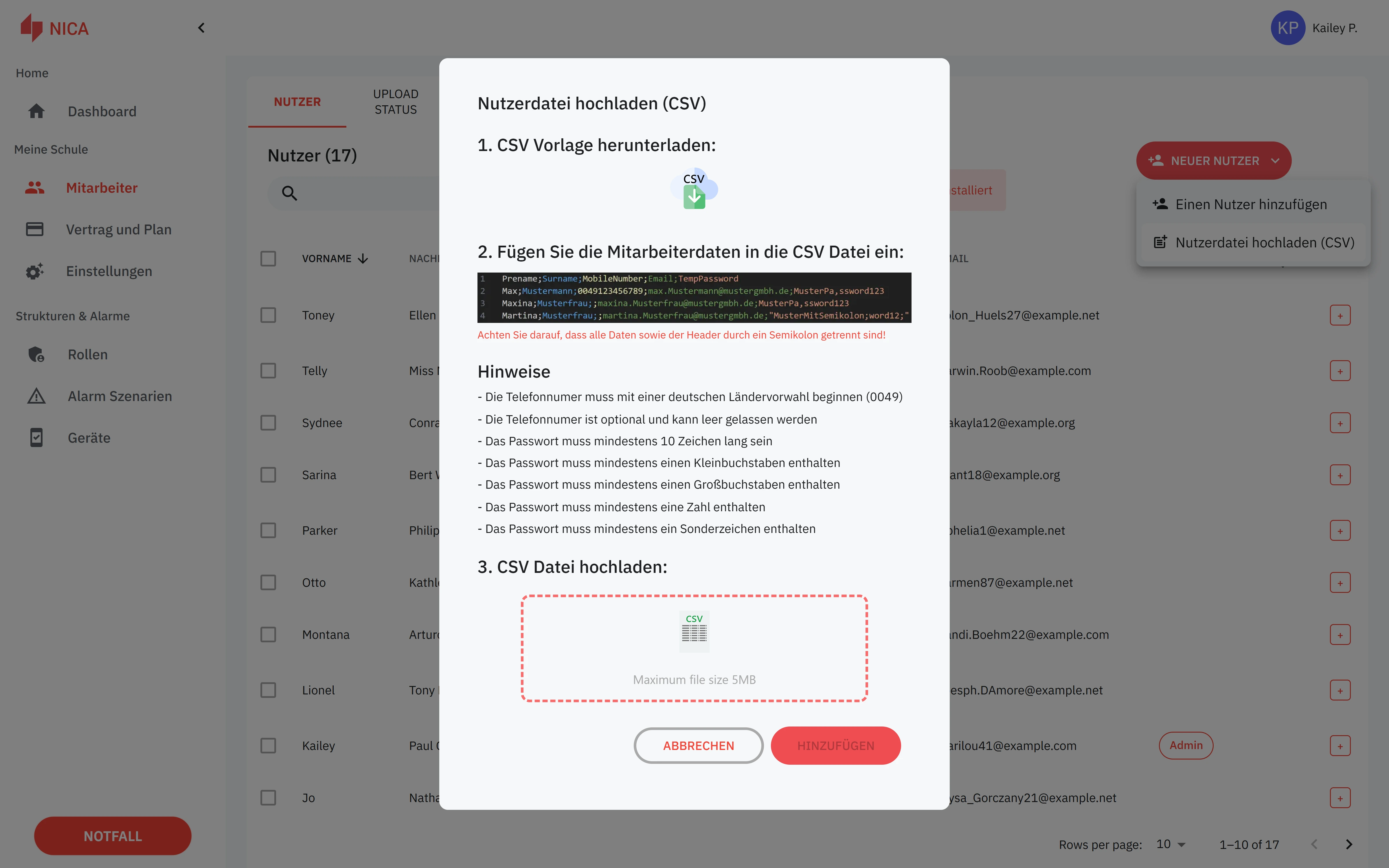 Simple user management for all locations